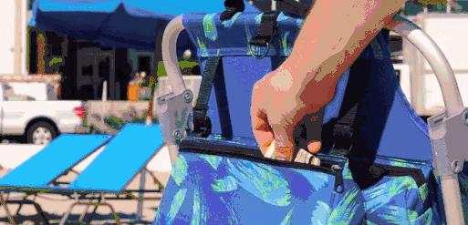 可以变成躺椅的椅子,能在沙滩上坐的折叠椅