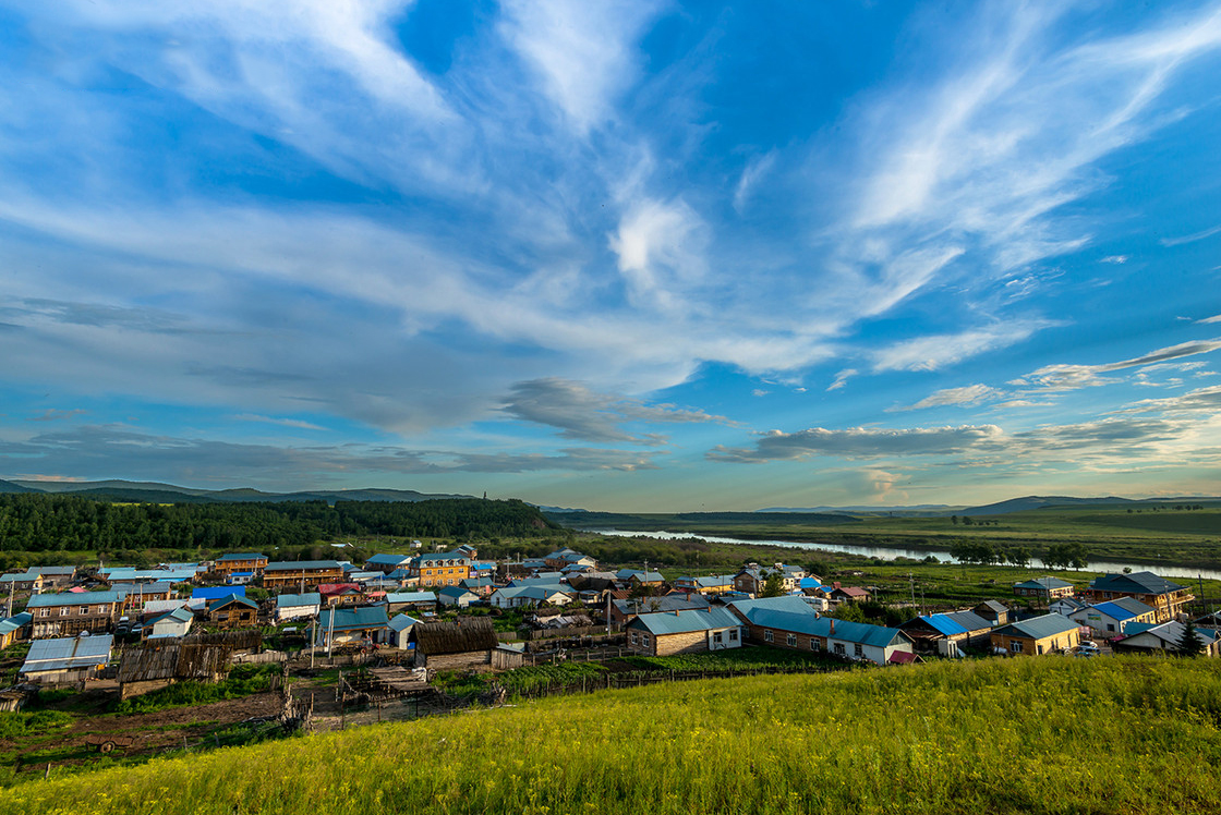 呼伦贝尔大草原中俄边界线风景区,呼伦贝尔大草原跟团游一日游