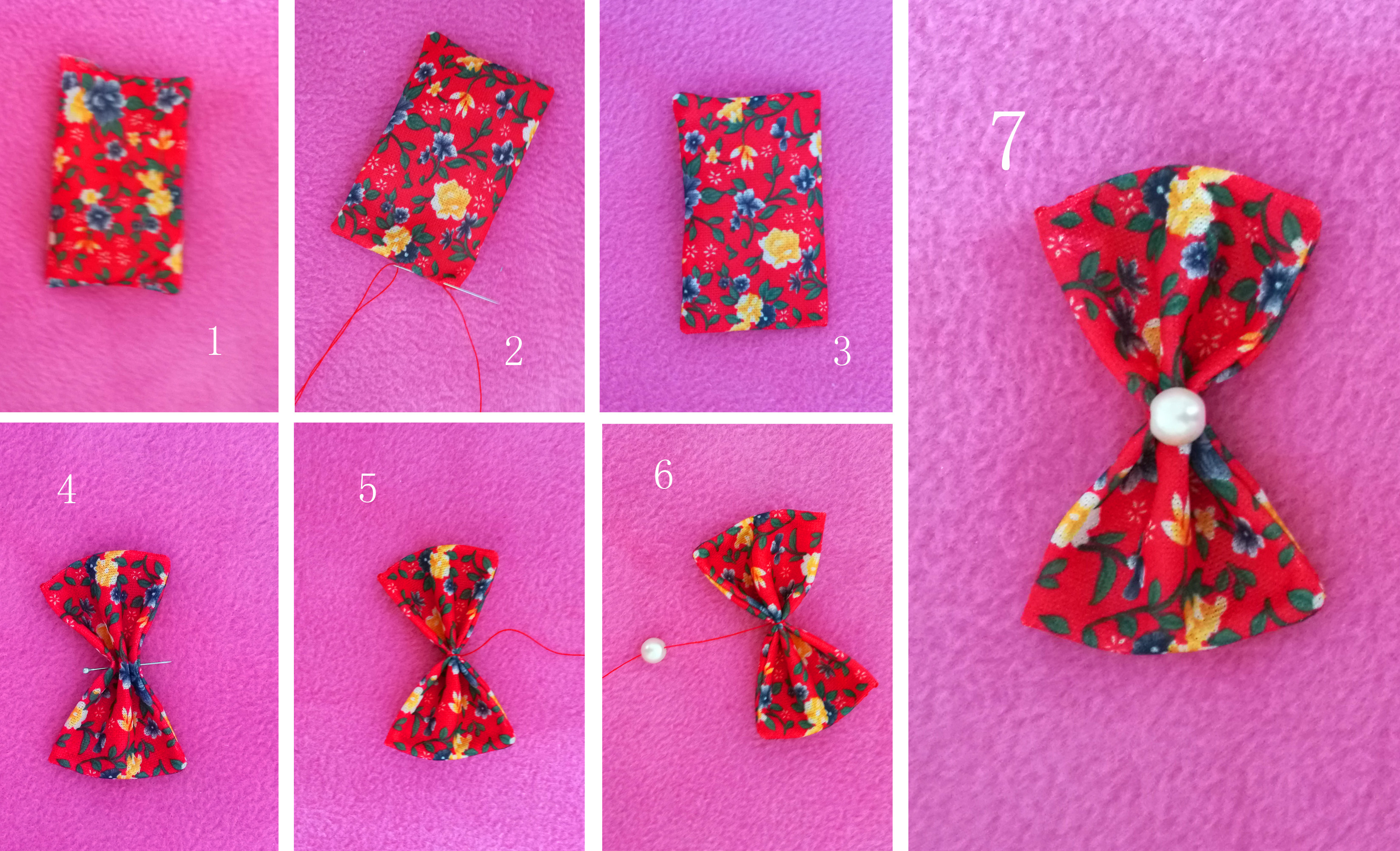 「亲子手工」玩转蝴蝶结——适合宝妈带孩子一起做，可以当头花