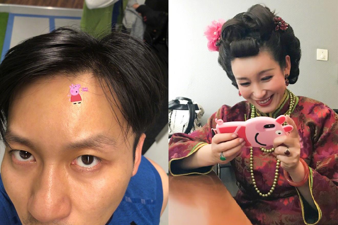 杨幂李易峰撞衫迪丽热巴杨颖也入同款！小猪佩奇T恤才是时髦必备