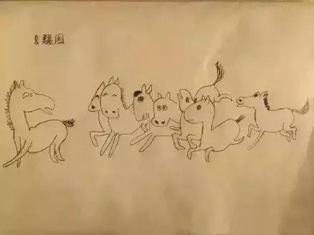 画八骏图的画家叫啥,郎世宁画的乾隆八骏图