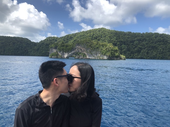 帕劳的海景风光给人美的享受,帕劳的海洋和沙滩风景图片