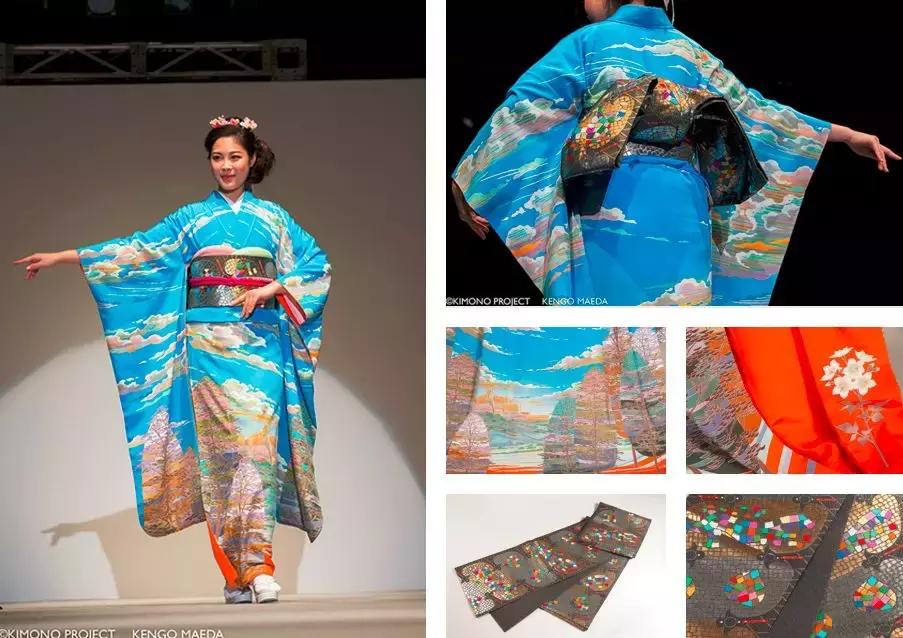 东京奥运主题和服,东京奥运会给中国设计的和服