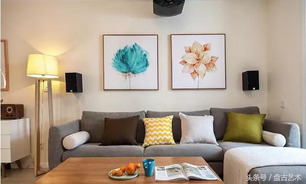 潮流芝麻街客厅装饰画,画秀家居油画装饰