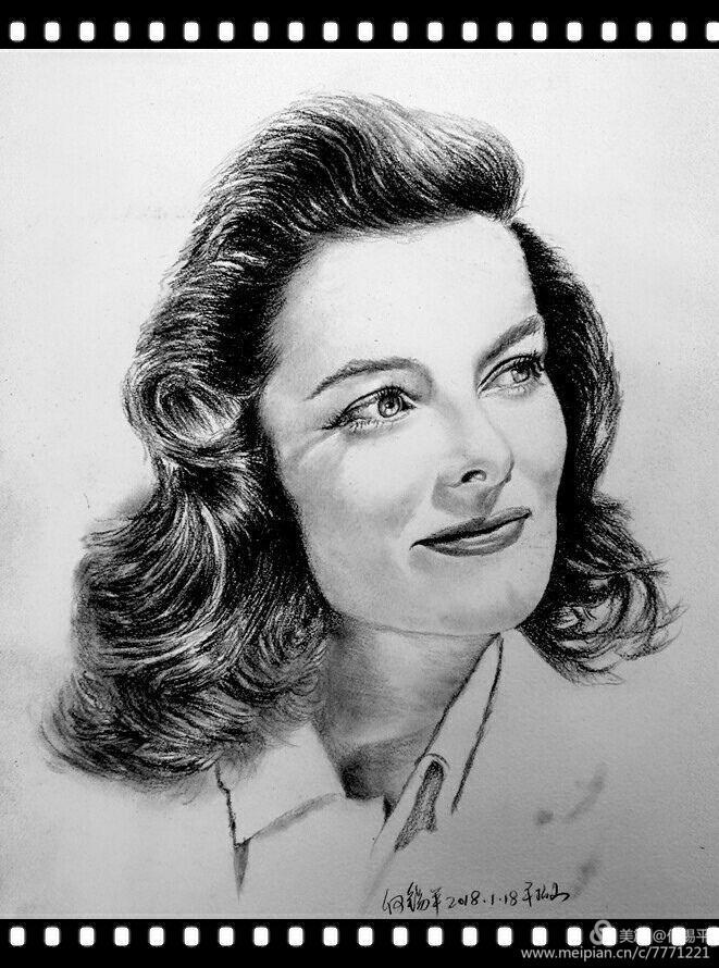 碳铅素描作品,碳铅人物素描画像