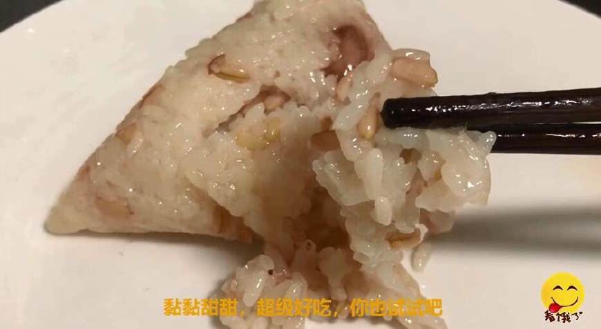 粽子不要绳子的包法,糯米粽子不煮怎么放