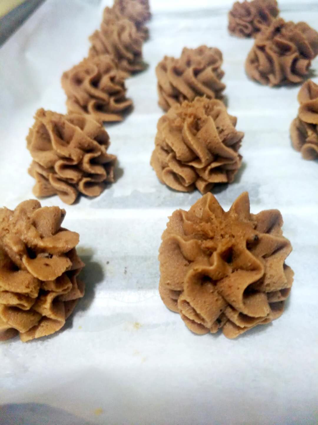 入口即化的网红曲奇咖啡小花配方！