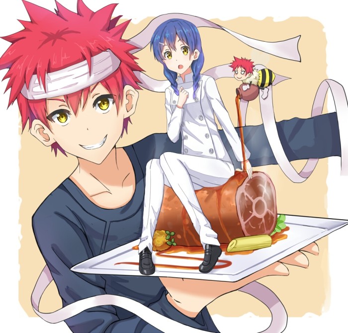 二次元美食精致又治愈,二次元好吃的动漫美食