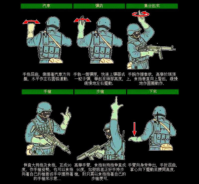 手语一只手100个手势图解,各种手语手势