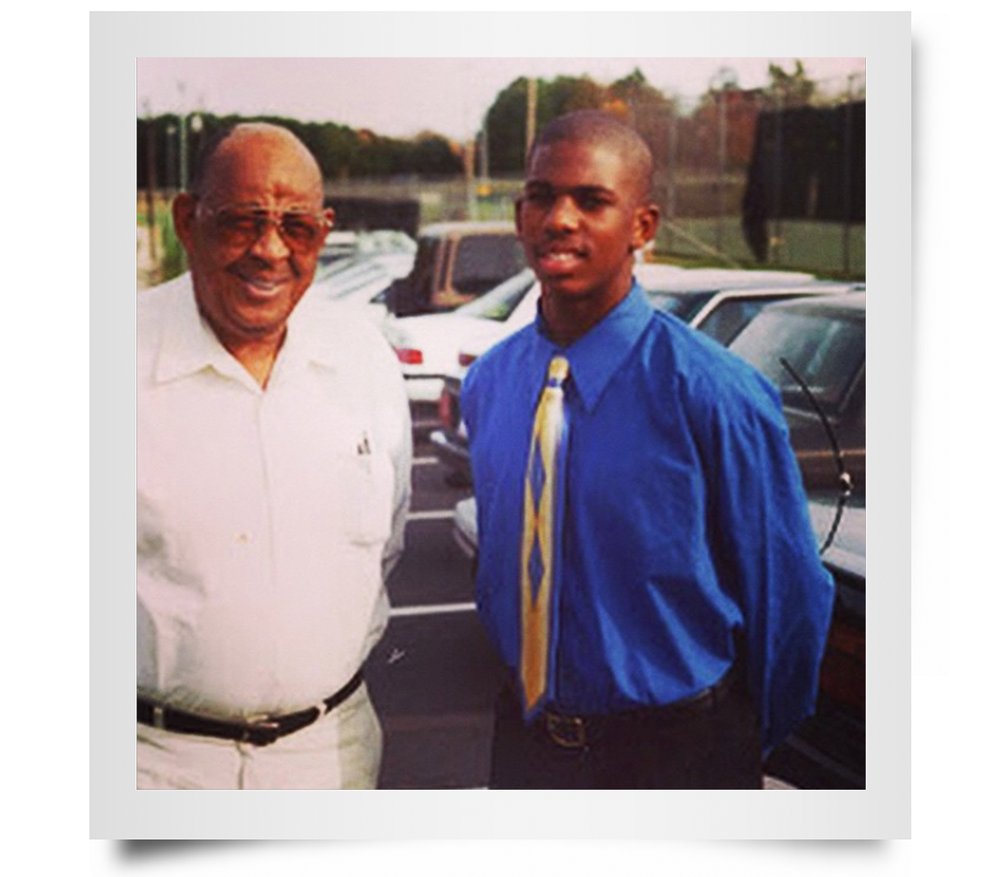 克里斯保罗自传,克里斯保罗与祖父