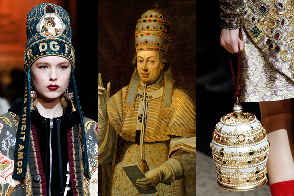 宗教元素与时尚的完美结合 (宗教仪式的象征)