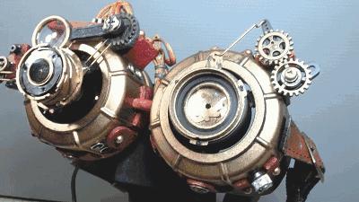 大写的服气日本小姐姐自制蒸汽朋克风作品