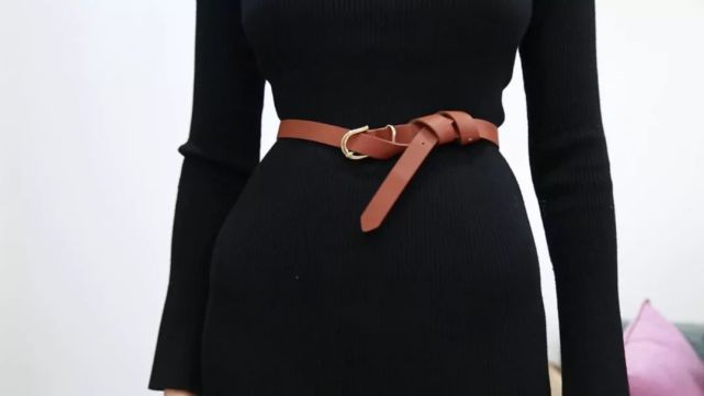 腰带怎么系好看又不容易掉,腰带小技巧