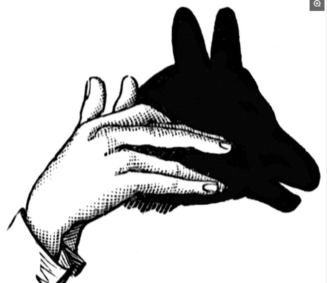 教小朋友做手影游戏,手影幼儿游戏