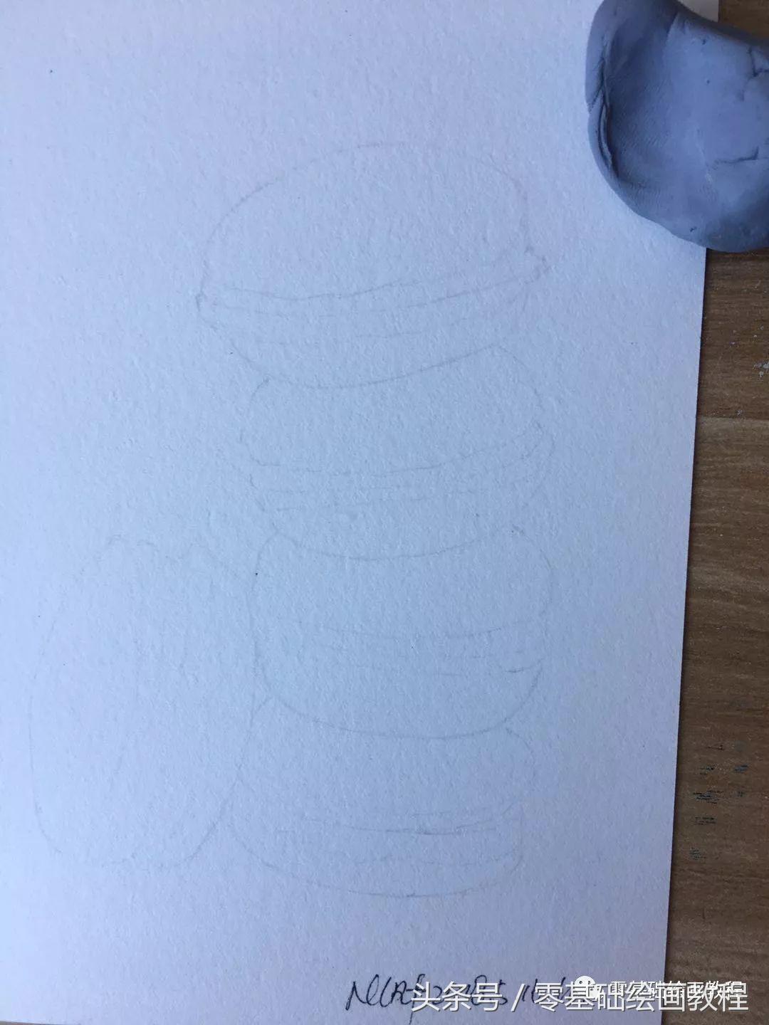 蓝色妖姬丙烯水彩画教程,萌新可以画的水彩教程