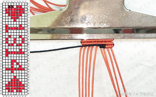 编织达人教你做5201314情侣字板手链，超详细