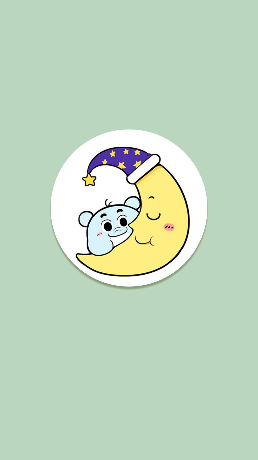 卡通治愈插画手机壁纸,手机壁纸卡通插画