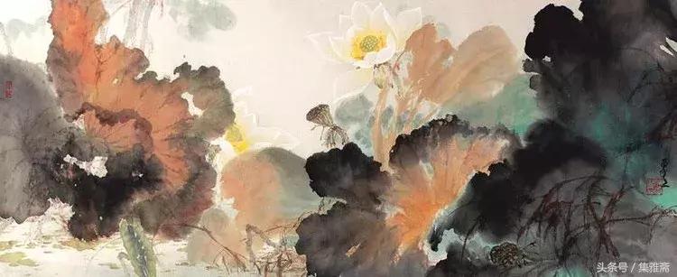 何百里的彩墨画,何百里美术作品欣赏