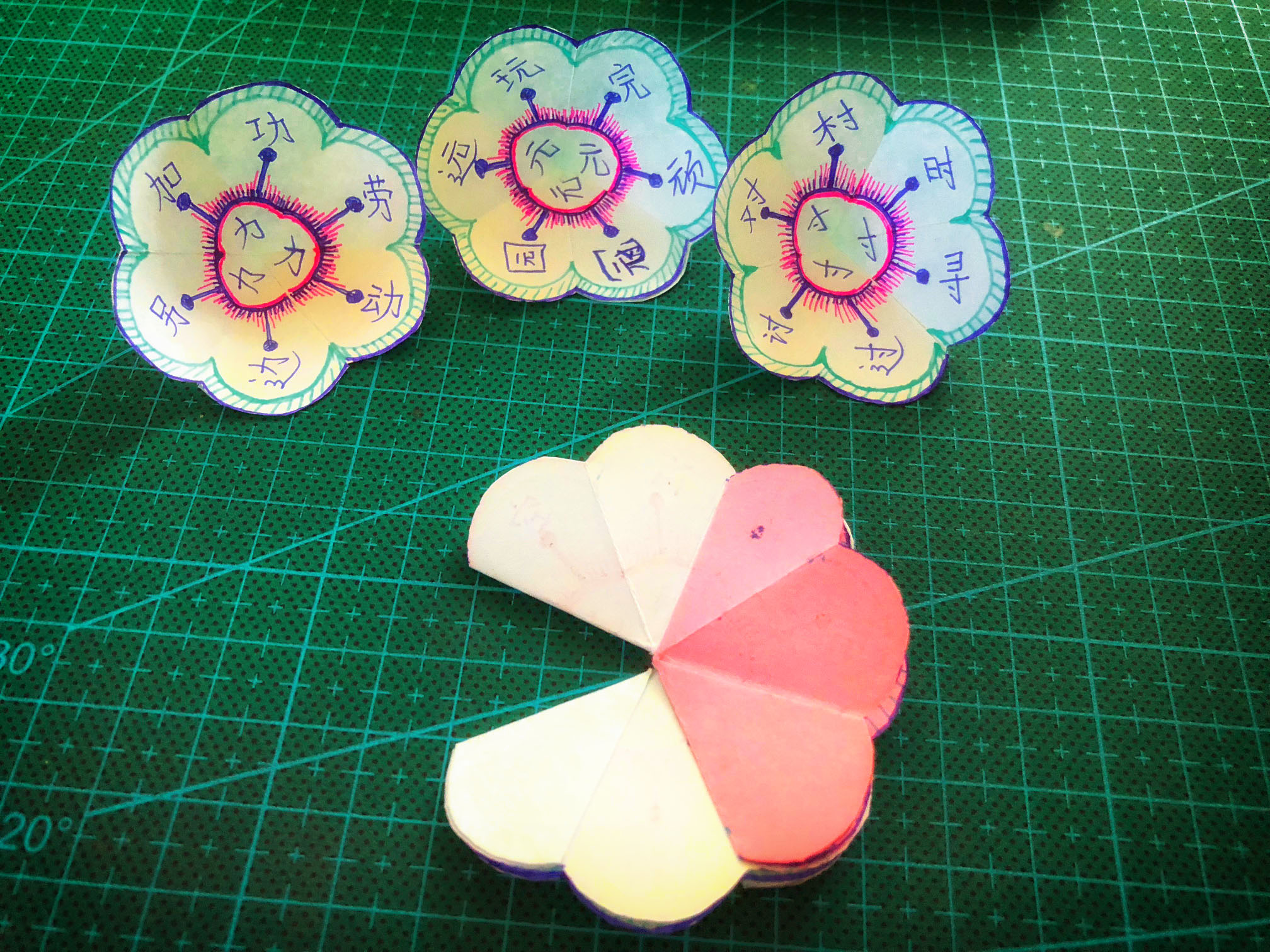 贺卡立体精美创意,教室一角立体贺卡