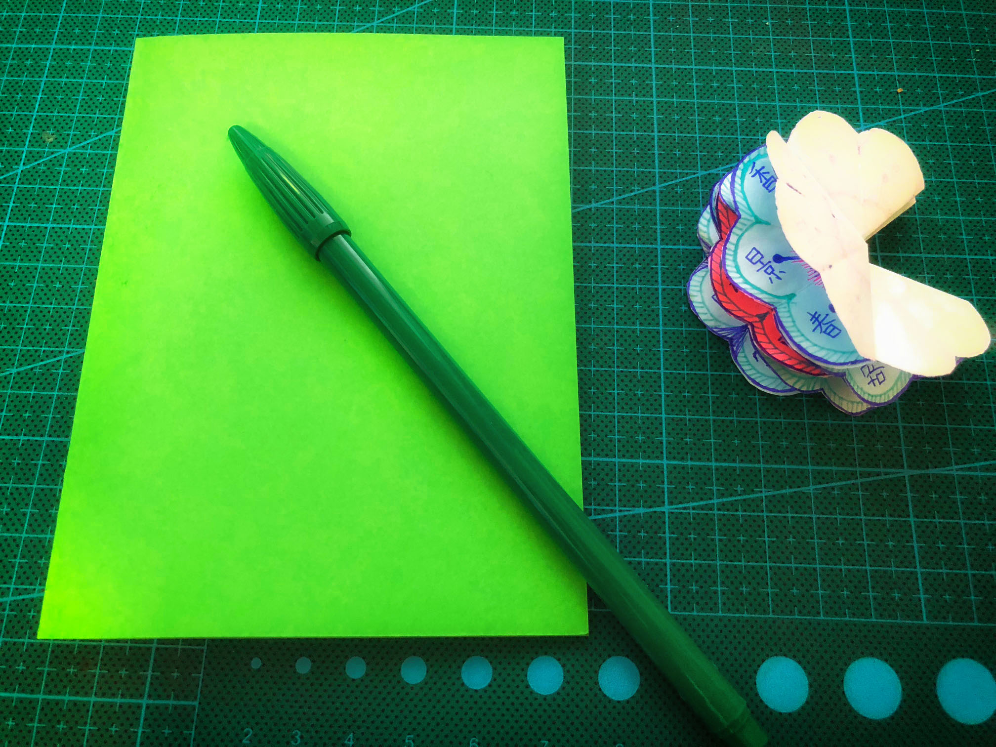 贺卡立体精美创意,教室一角立体贺卡