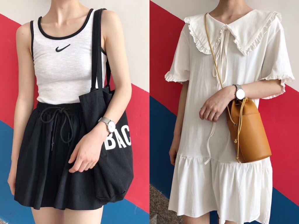 轻熟风早秋穿搭女学生,夏季轻熟风穿搭女高级感