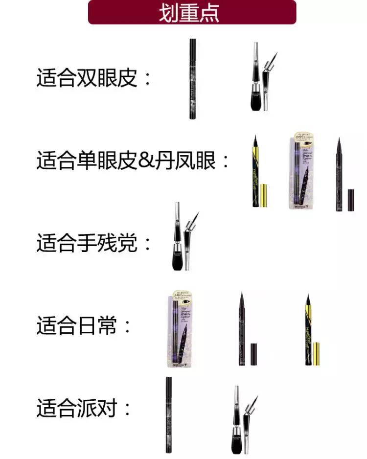 夏天防水防汗眼线液测评,防水防汗持久新手眼线