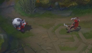 lol足球系列皮肤盲僧,lol英雄时刻盲僧