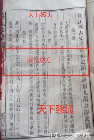 黎氏入粤始祖字辈,黎姓迁徙