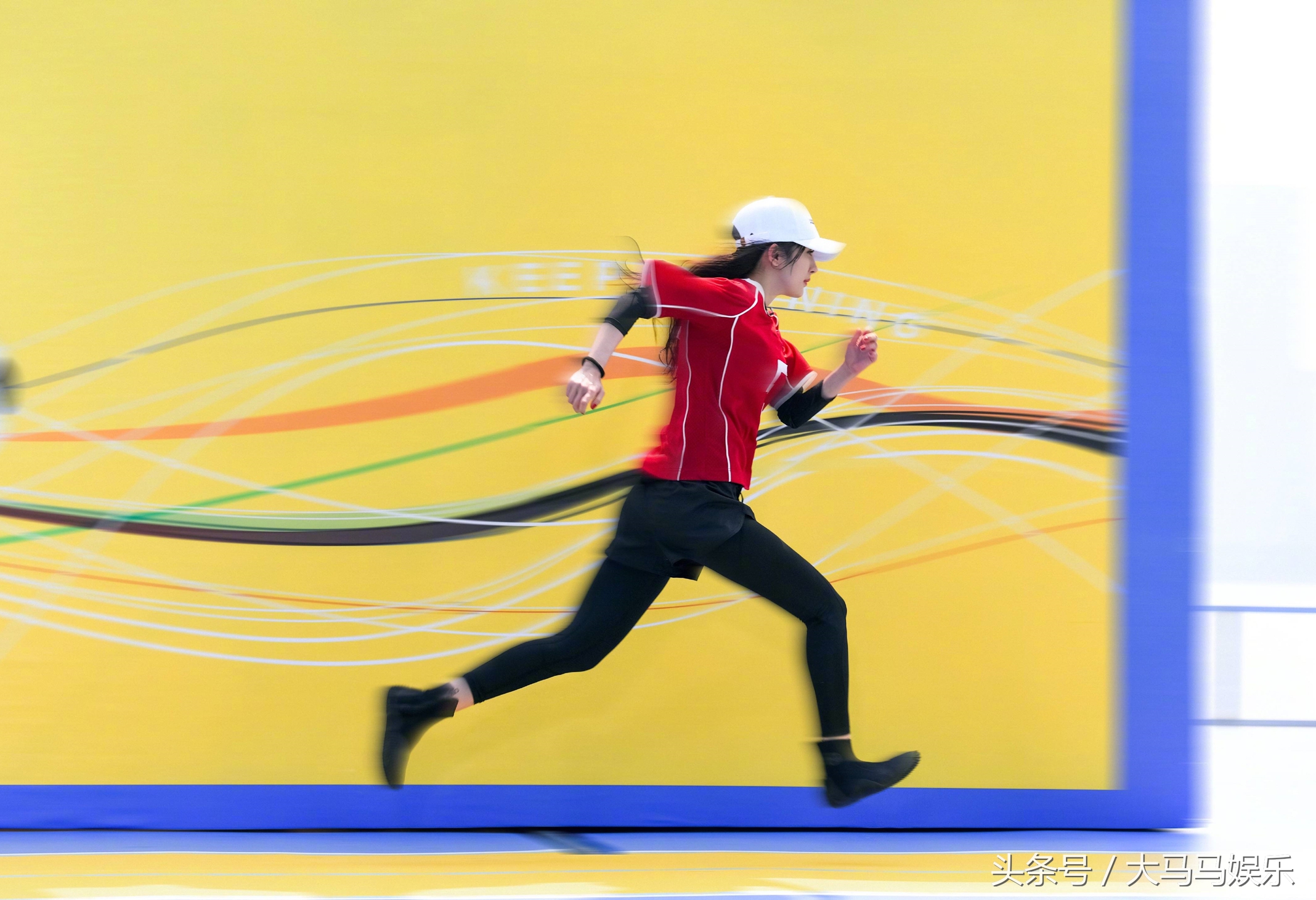 杨幂奔跑吧,杨幂为霍建华打call