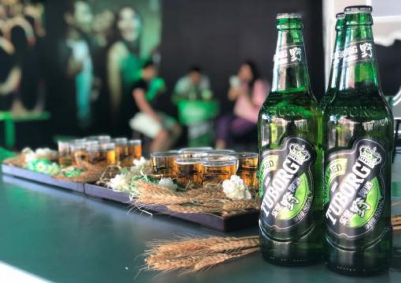 乐堡啤酒快闪店,银川乐堡野啤酒音乐节