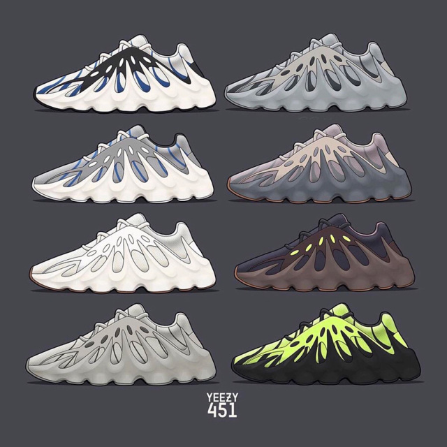 侃爷阿迪的yeezy系列,侃爷yeezy经典配色