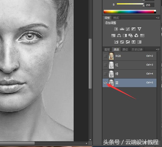 ps人像精修人脸磨皮步骤,ps怎么处理人像照片美白磨皮