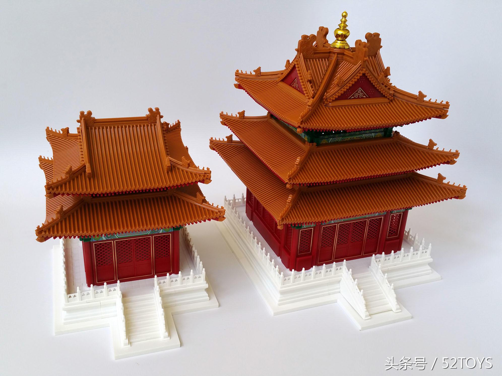 古建筑手办,中国古建筑手办