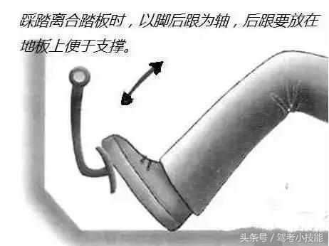 驾考科目二踩离合的技巧,驾考科目二踩离合的脚法