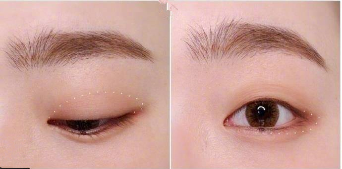 单眼皮变双眼皮的眼妆教程来咯,单眼皮变双眼皮眼妆教程高级感