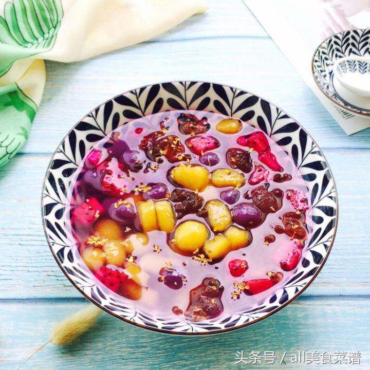 夏日甜品好看晶莹剔透,夏日甜品西米露红薯