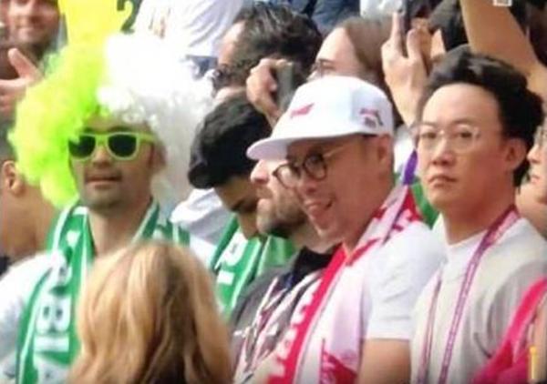 吴秀波与陈奕迅现身世界杯,网友:不开演唱会,看什么世界杯