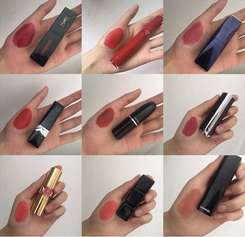 7支秋冬口红试色第2支显白,拒绝黄皮巨显白的口红试色