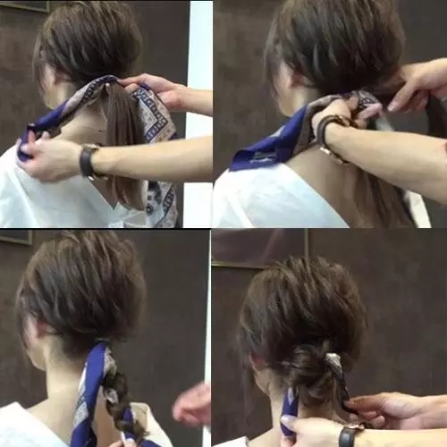 发带这样戴不会掉而且还很好看,发带需要这样戴