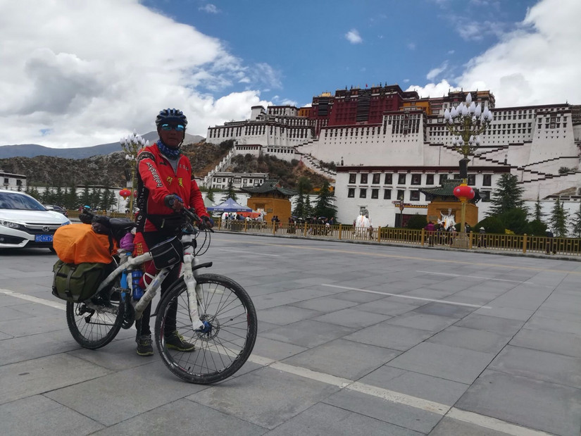 骑行西藏再见拉萨,骑行西藏游览拉萨八廓街
