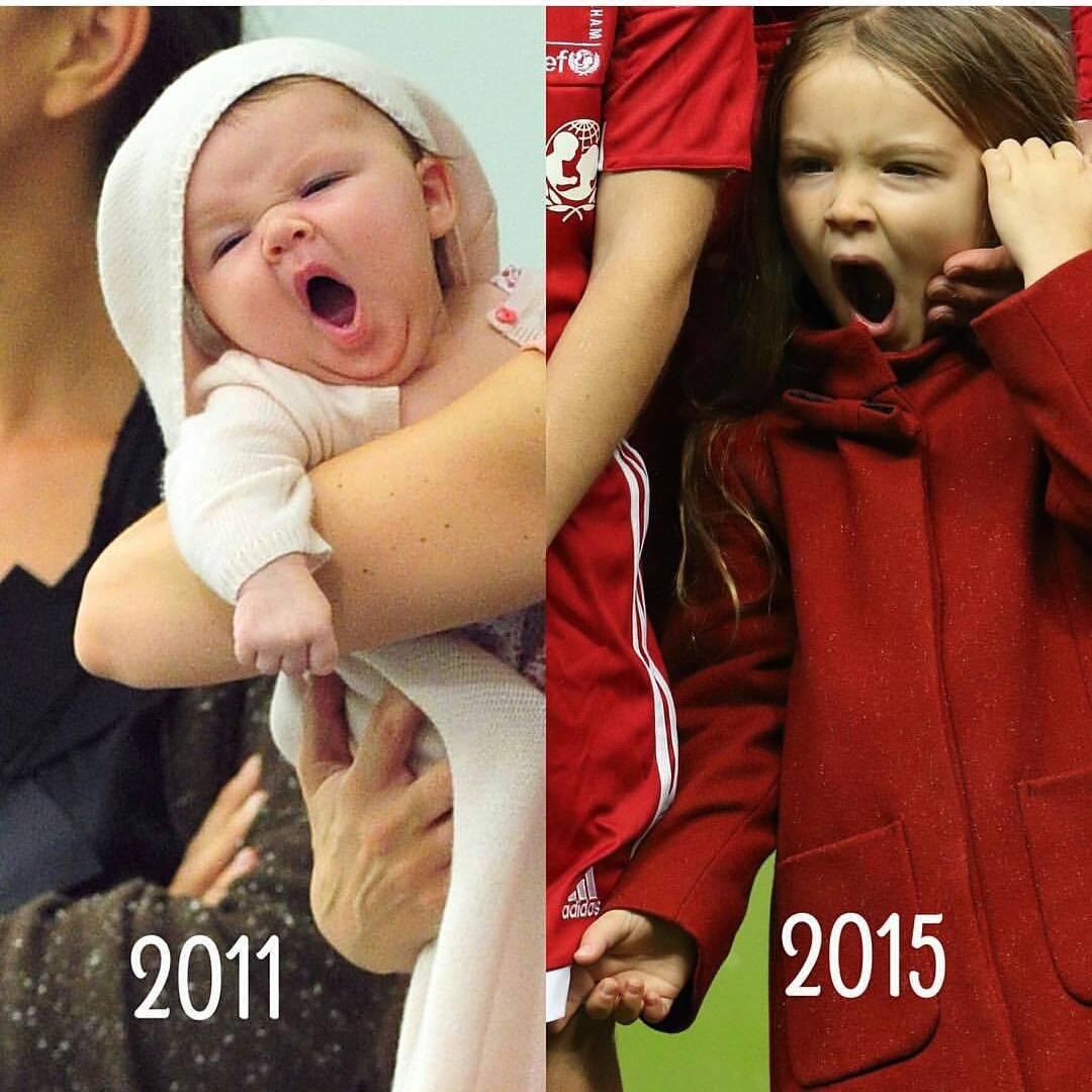 小七现状贝克汉姆,小七贝克汉姆婴儿萌照