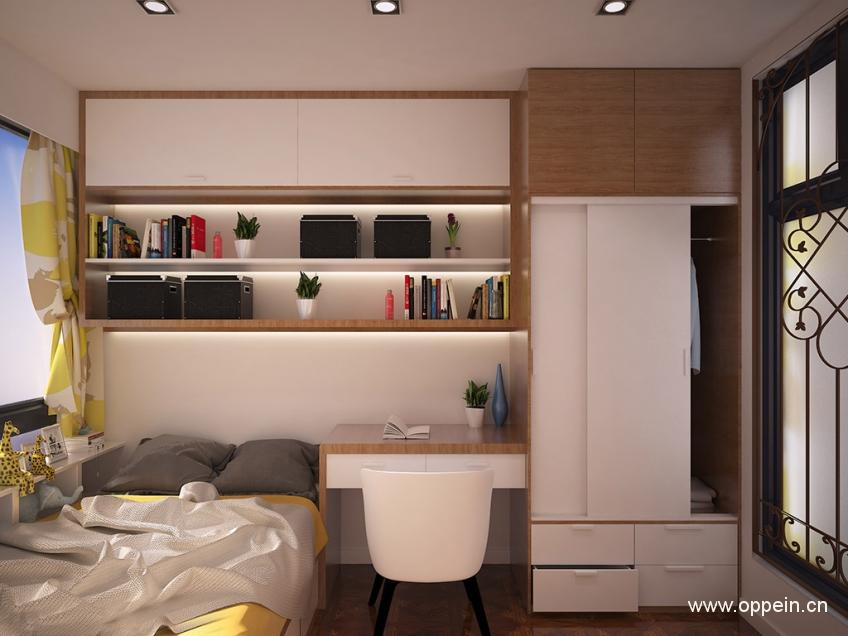 书房卧室一体衣柜,书房衣柜一体