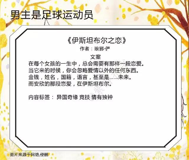 关于男主是足球球员的小说,男主是足球运动员的言情小说