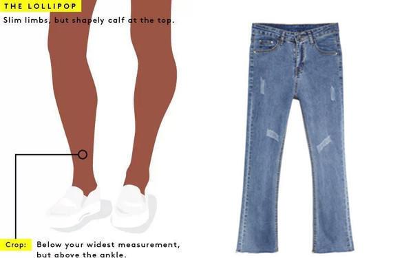 适合小腿粗穿的裤子,你的小腿是什么形状