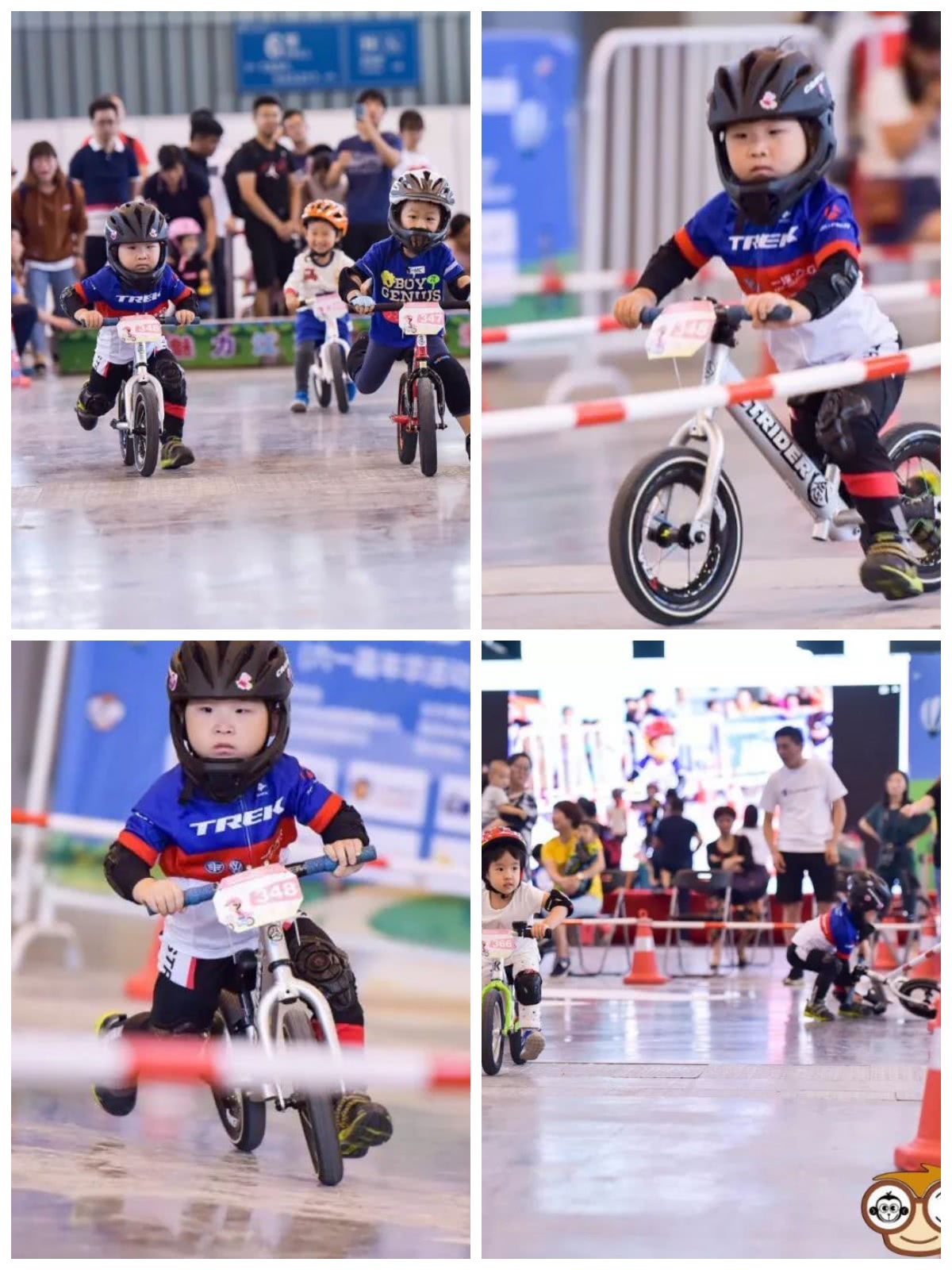 南京3岁萌娃,旋风小子骑平衡车