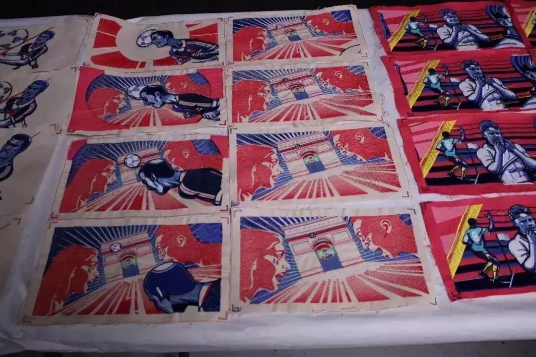 世界杯手绘精彩瞬间,手绘应援画