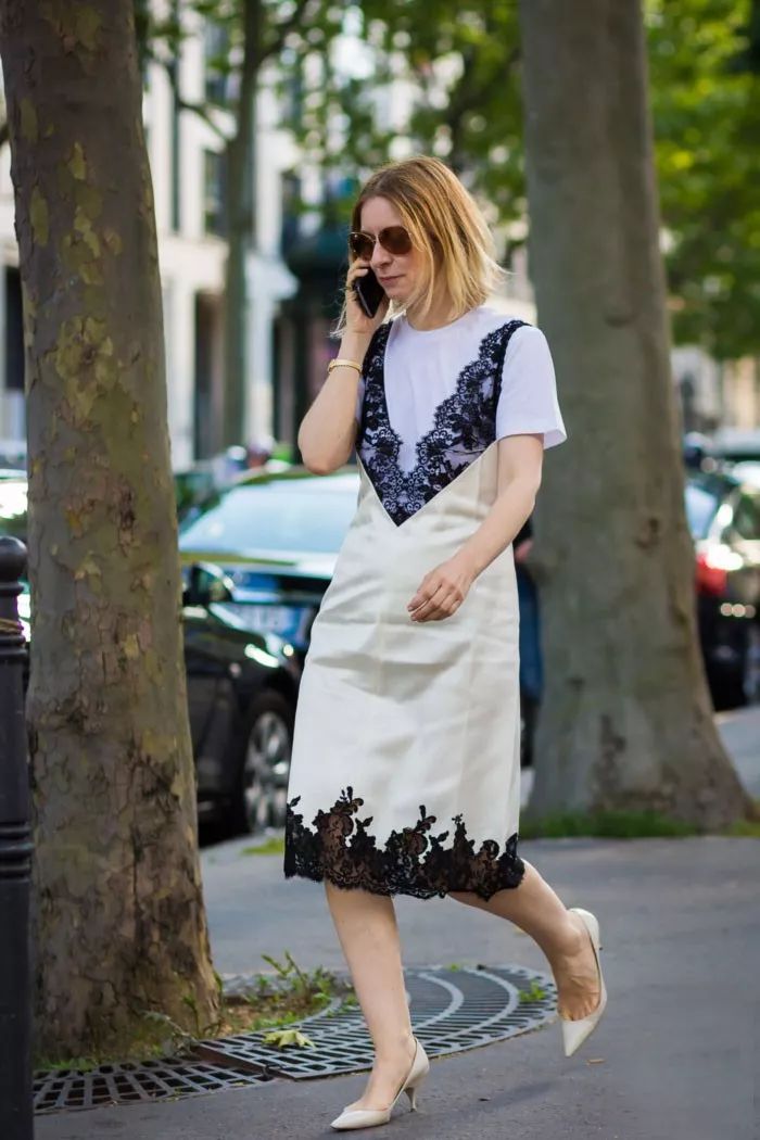 清凉吊带裙穿搭,夏季时尚高级感优雅吊带裙