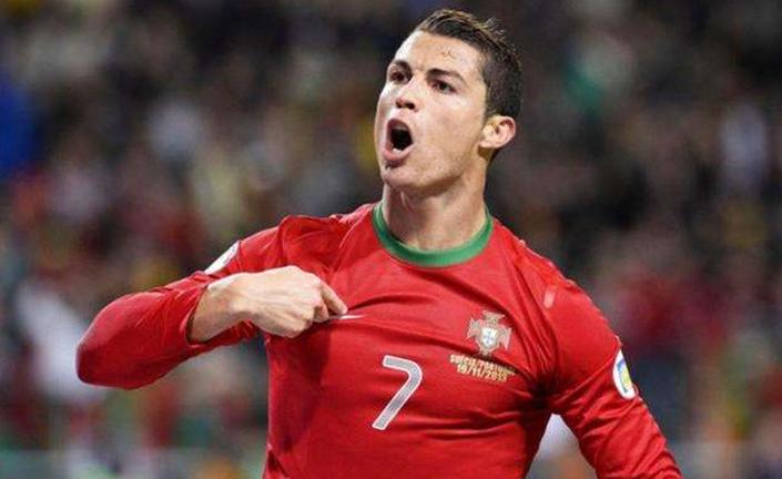 c罗霸气震惊伯纳乌,c罗标志性怒吼庆祝视频