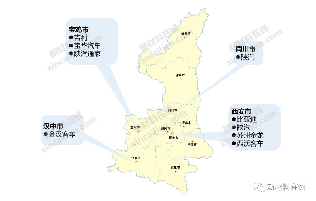 全国汽车主机厂分布图,广东汽车主机厂有哪些
