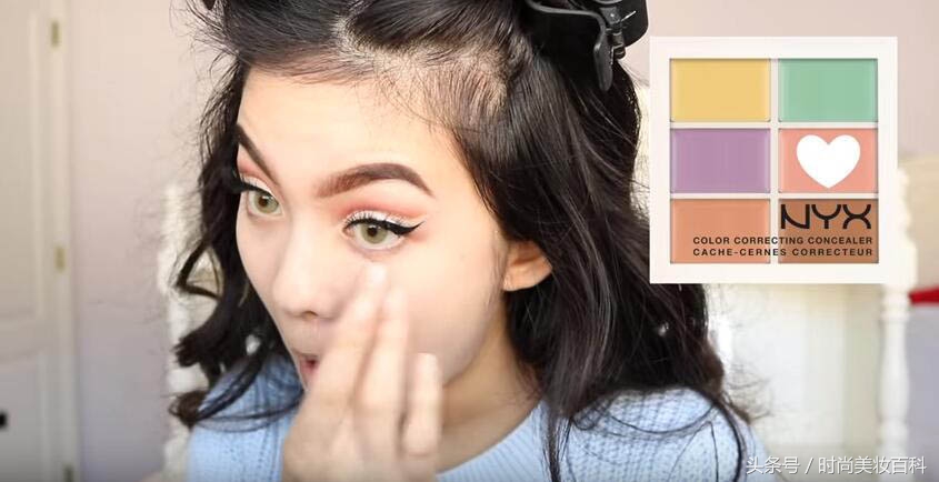 骚气十足妆容欧美艺术眼妆画法,欧美妆教程辣妹眼妆